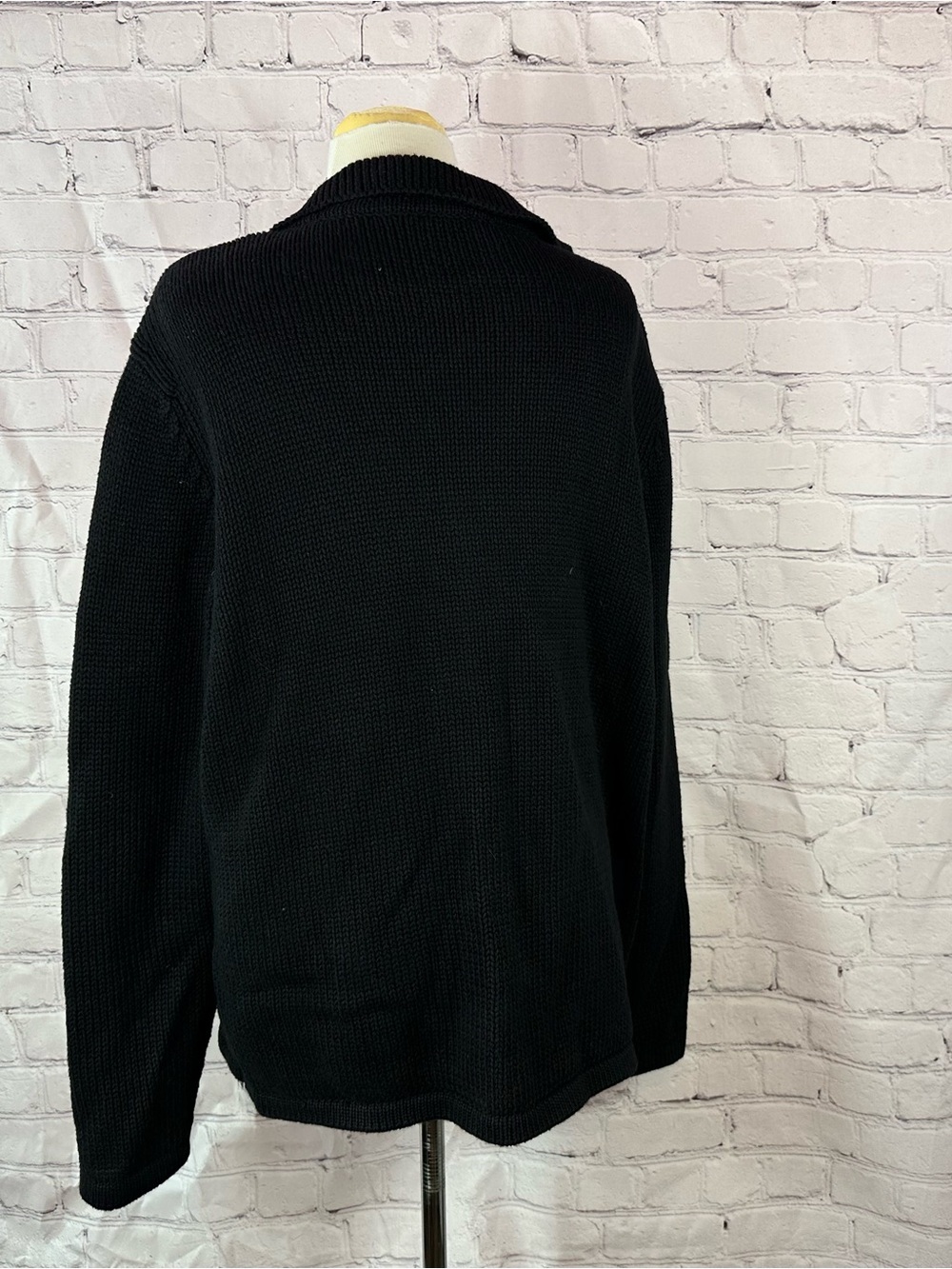 vtg crazy house liz claiborne christmas Zip-Front Cardigan Sweater women XL - Picture 3 of 10
